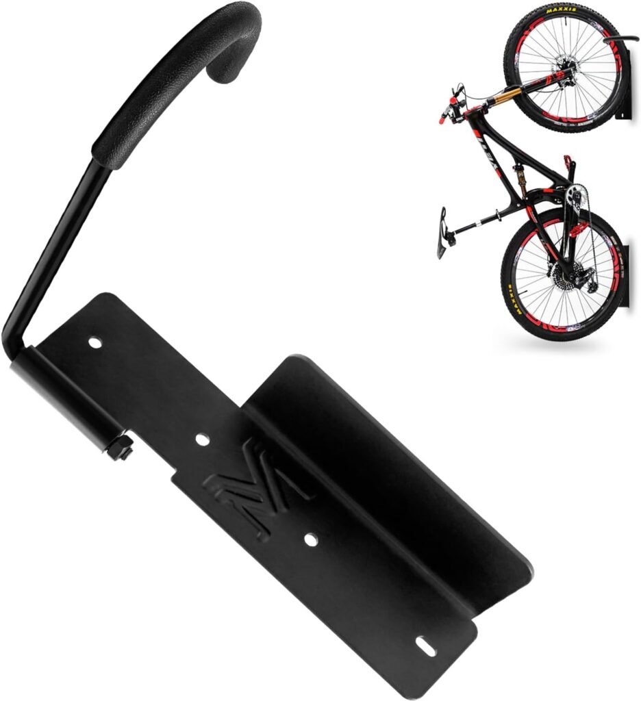 Mindful Maison 2-Pack Swivel Bike Wall Mount - Heavy-Duty, Bike Storage Solution for Space-Saving Convenience and Easy Access. Great Bike Rack for Garage Storage. Must Have in Bike Accessories.