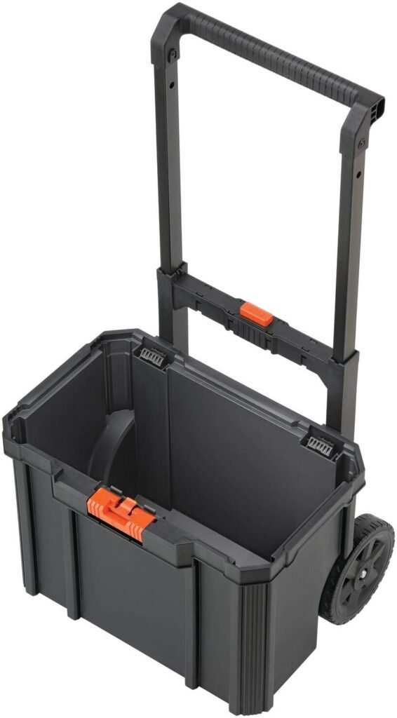 beyond by BLACK+DECKER BLACK+DECKER BDST60500APB Stackable Storage System - 3 Piece Set (Small, Deep Toolbox, and Rolling Tote)