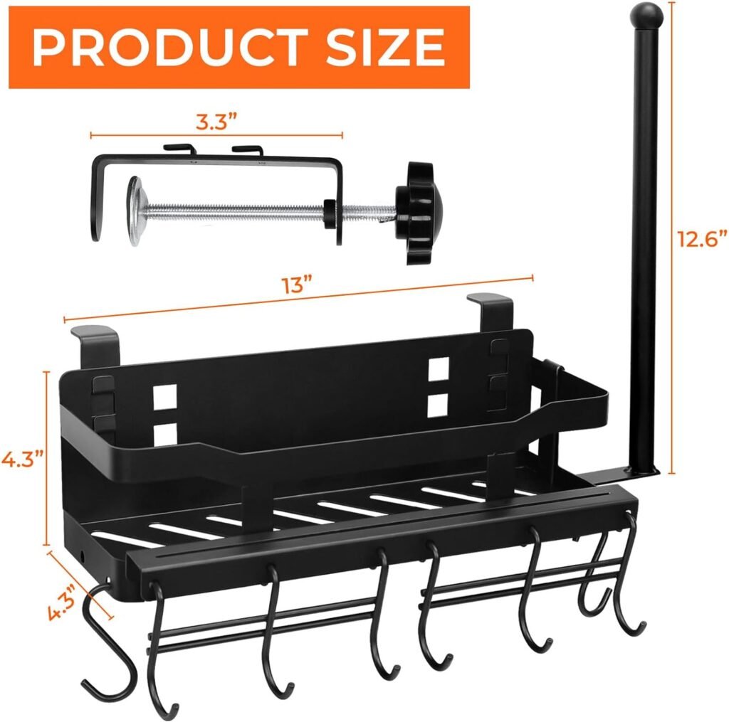 Blackstone Caddy,Blackstone Grill Caddy for 28/36 Blackstone Griddles,Grill Organizer BBQ Accessories with Paper Towel Holder Blackstone Accessory Storage for Outdoor