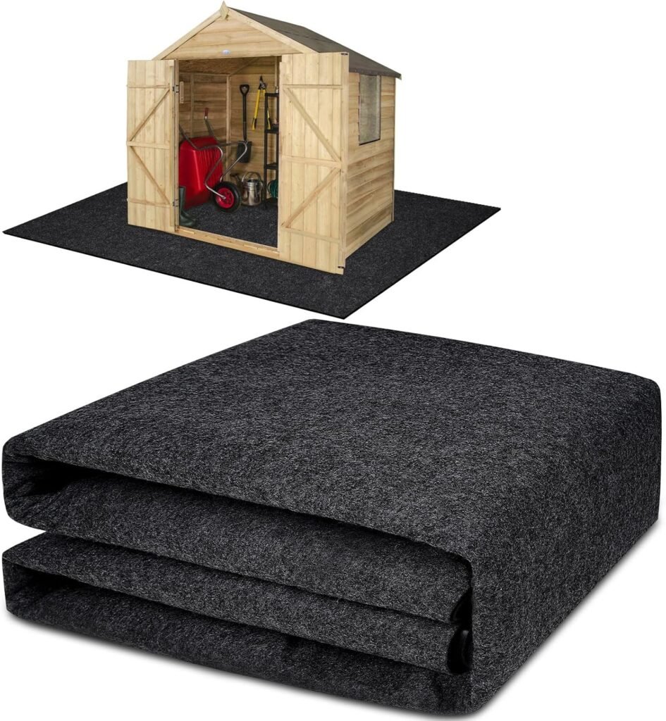 Outdoor Storage Shed Floor Mat Shed Flooring 4x3 TFOutdoor Storage Room Mat, Waterproof, Moisture-Proof, Dustproof, Thickened and Not Easily Dirty, Excluding Storage Shed