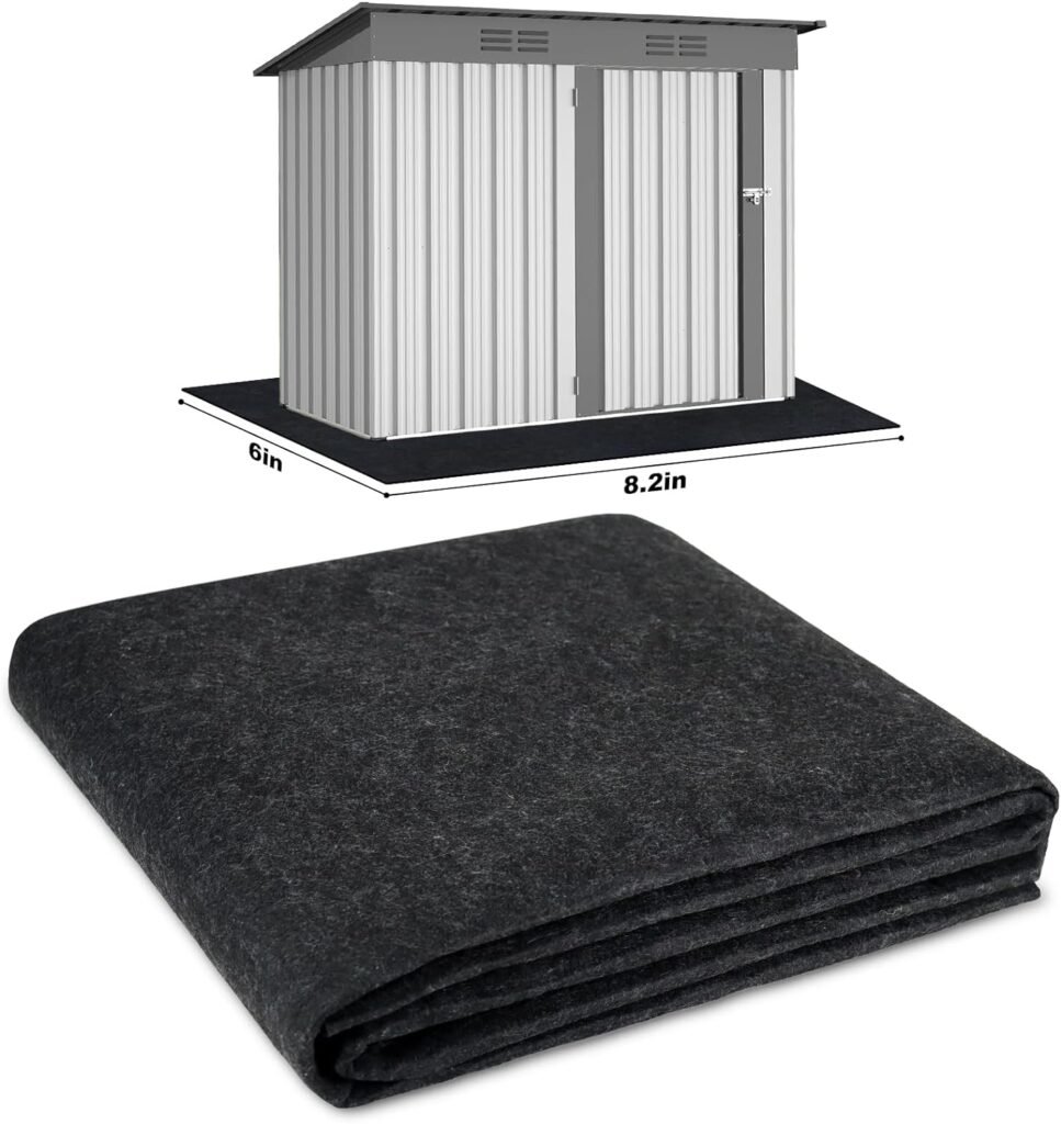 Outdoor Storage Shed Mat, Shed Flooring Mat Carport Garage Floor Mat, Waterproof Moistureproof Fit for Sheds  Outdoor Storage Clearance